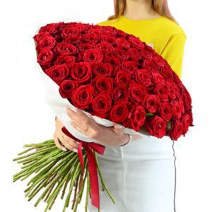101 Long Stem Red Roses Bouquet