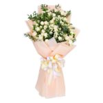 Bouquet of Peach Spray Rose