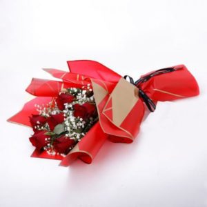 Bunch of 6 Red Roses