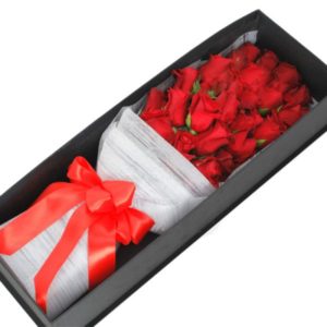 Happy Valentine's Day Flower Box