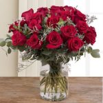 Love of 24 Red Roses in Vase
