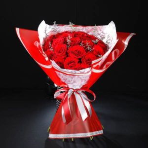 True Romantic Red Roses Bouquet