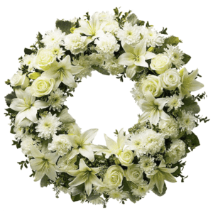 Wreath - All White Flowers