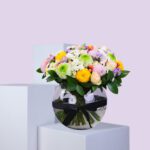 1Colourful Flowers In Vase