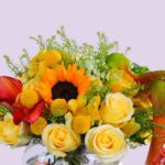 4Bliss Full Floral Arrangement in vase
