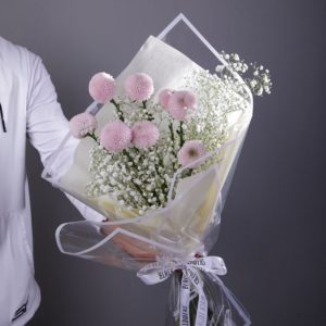 Elegant Purple PingPong Bouquet