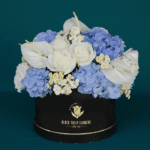 White and Blue Sky Flower box