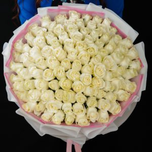 Eternal White Bouquet by Black Tulip Flowers