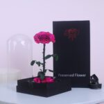 Single Purple Preserved Rose in Dubai