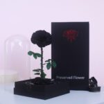 2Single Black Forever Rose
