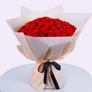 red rose boquet