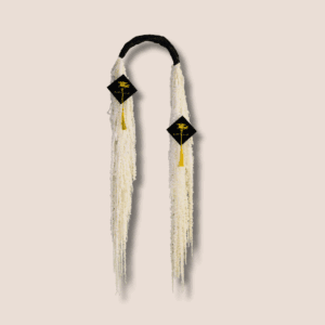 White Preserved Amaranthus Garland